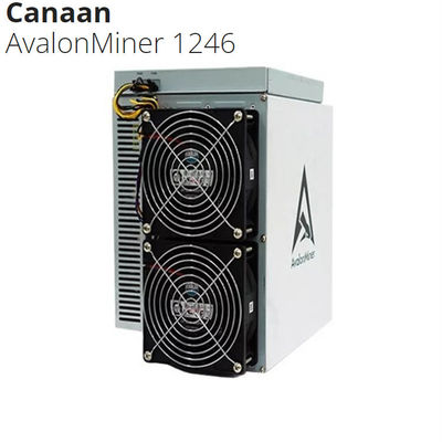 Canaan Avalon 1246 μηχανή 85ο 90t SHA256 Blochchain Bitcoin ανθρακωρύχων Asic που εξάγει το μεγάλο hashrate