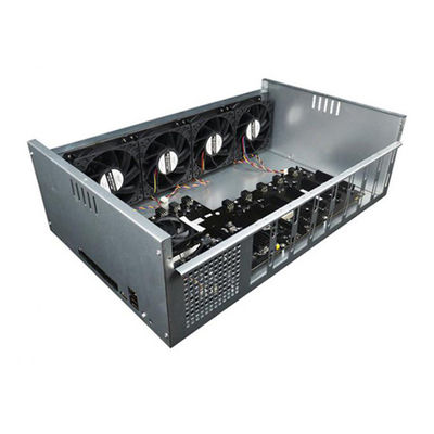 Αγρόκτημα μεταλλείας 4GB DDR3 Gpu, ράφι εγκαταστάσεων γεώτρησης μεταλλείας ETH AMD 8 Gpu