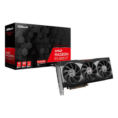 2360MHz γραφικές κάρτες Radeon RX 6800 XT 16GB GDDR6 εγκαταστάσεων γεώτρησης μη LHR μεταλλείας
