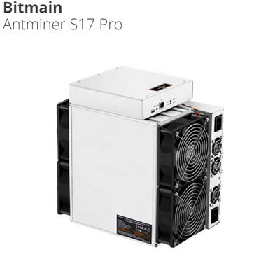 Μηχανή ανθρακωρύχων μεταλλείας BTC Asic Bitmain Antminer S17 S17Pro Bitcoin 53η - 76ο 2100W-3300W