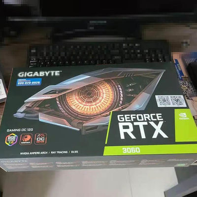Gigabyte RTX 3060 ΤΥΧΕΡΌ ΠΑΙΧΝΊΔΙ OC 12G GDDR6 τριών καρτών NVIDIA ανεμιστήρων γραφικό τηλεοπτικό